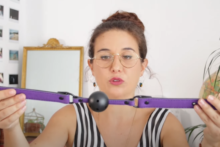 bondage soft ball gag